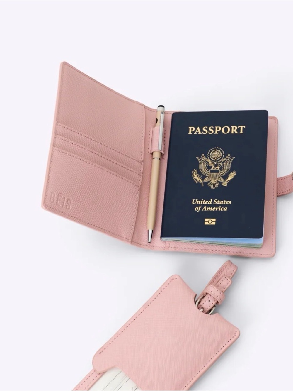 BEIS Blush Pink Travel Accessory Set - Picture 3 of 5